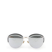 Buy online authentic second hand Christian Dior White Dioround Sunglasses in very good condition at Labellov in Antwerp.