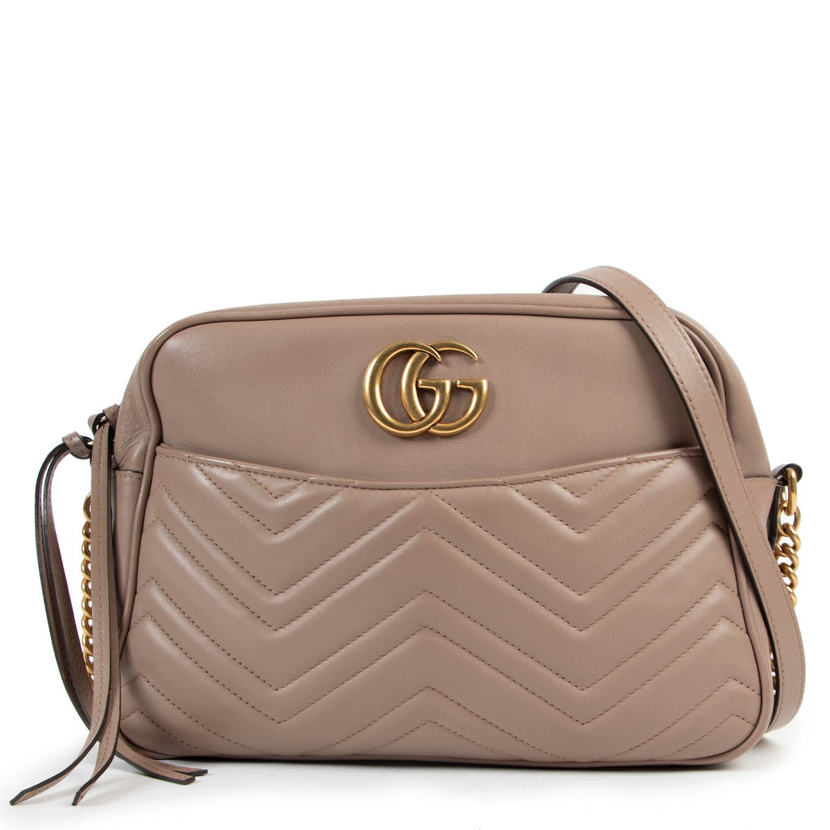 Gucci Dust Pink GG Marmont Crossbody