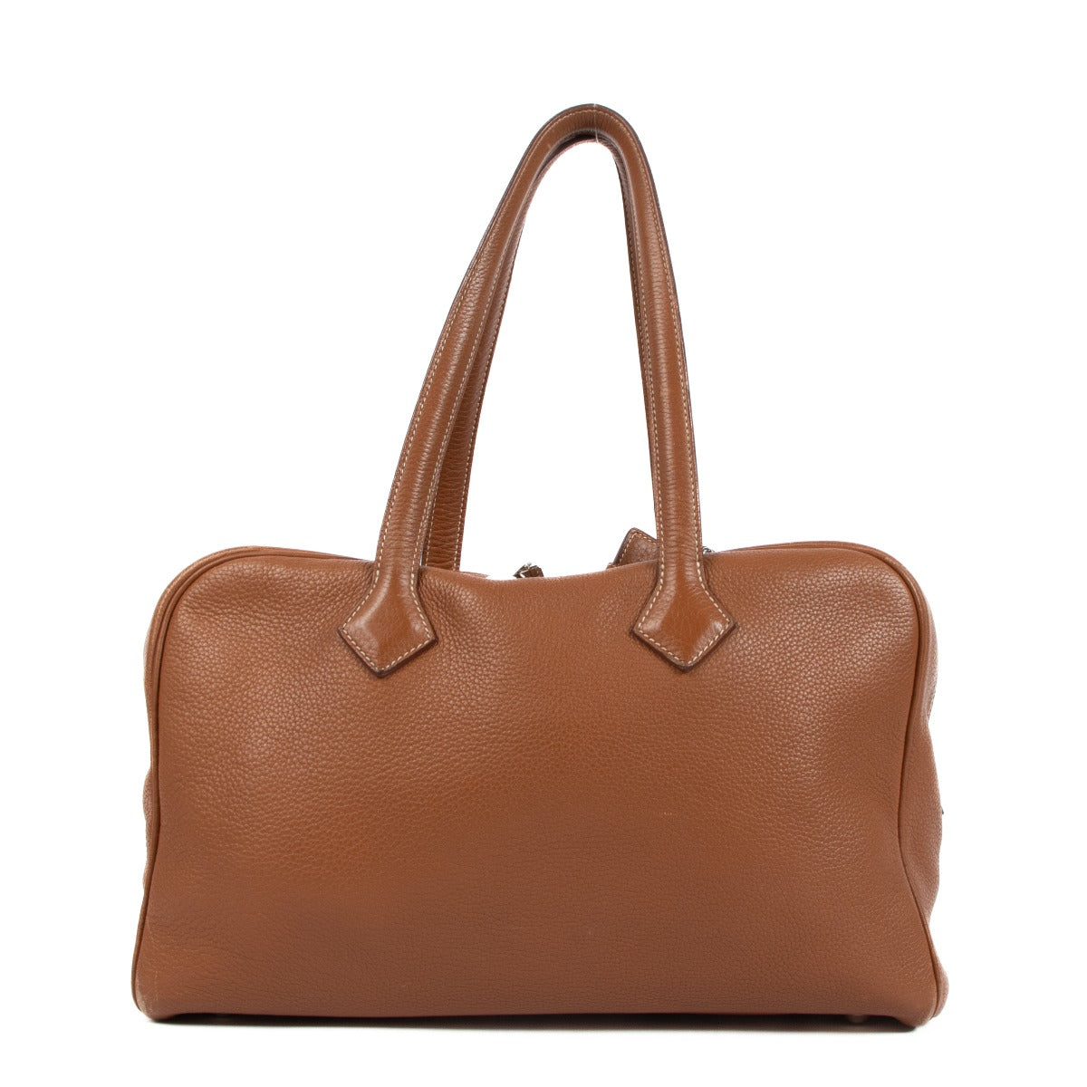 shop authentic second hand Hermès Victoria 35 Gold Clemence on Labellov.com
