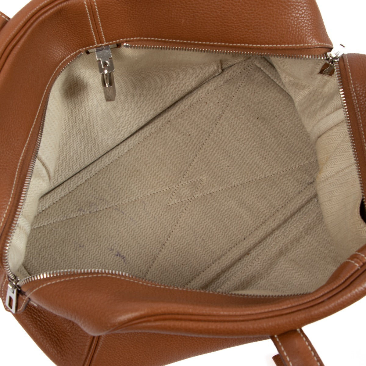 Hermès Victoria 35 Goud Clemence