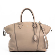 Buy an authentic Louis Vuitton Grey Calf Leather Lock It Top handle Bag at Labellov in Antwerp.
