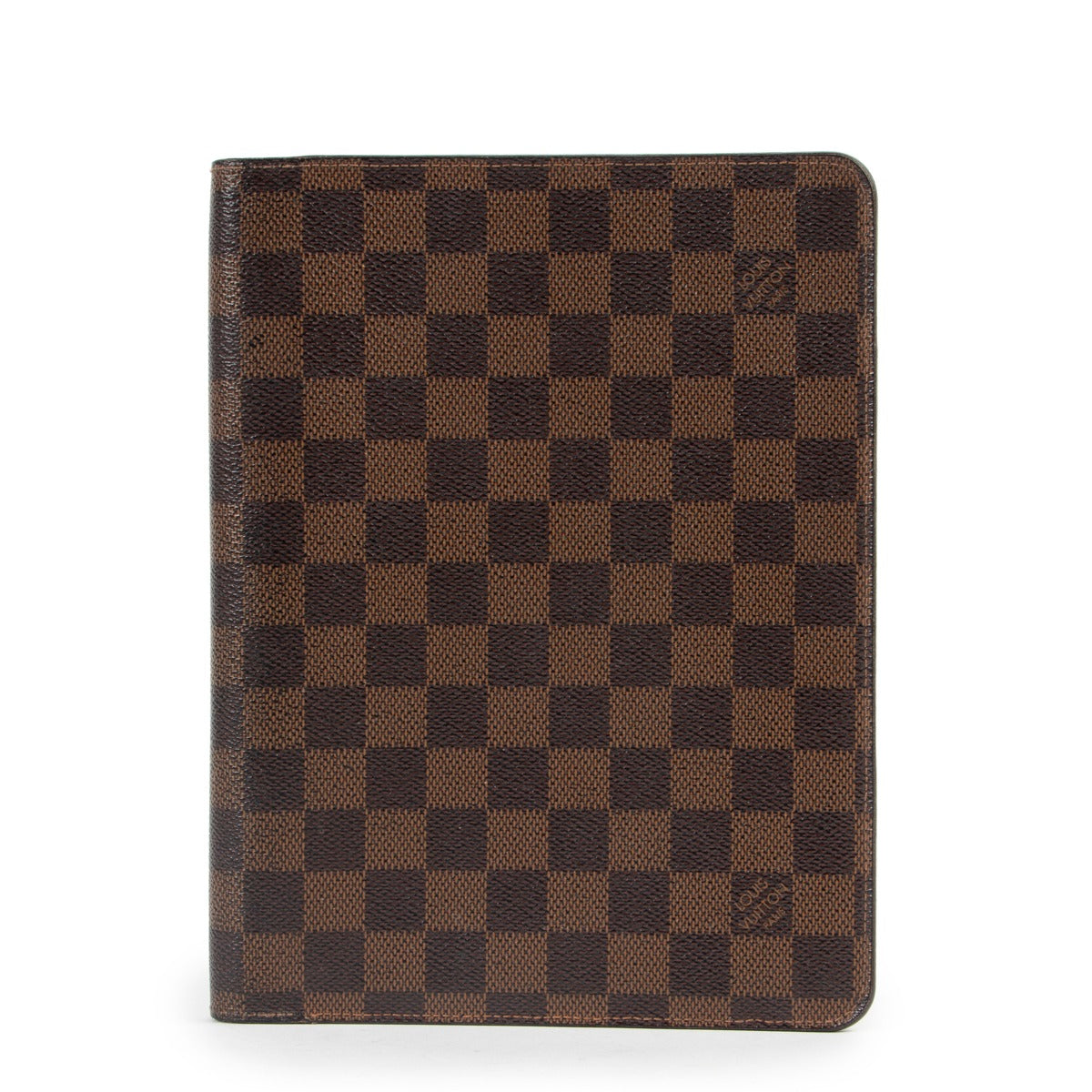 Louis Vuitton Damier Ebene Canvas Desk Agenda Cover