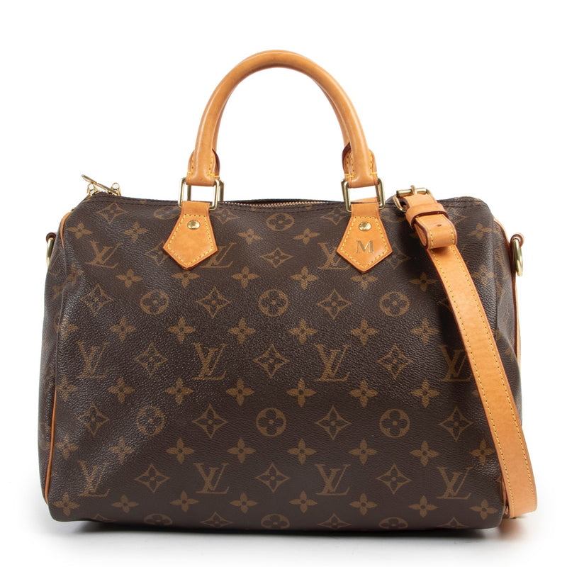 Shop safe online 100% authentic second hand Louis Vuitton Monogram Speedy 30 Crossbody Bag at the right price at Labellov in Antwerp.