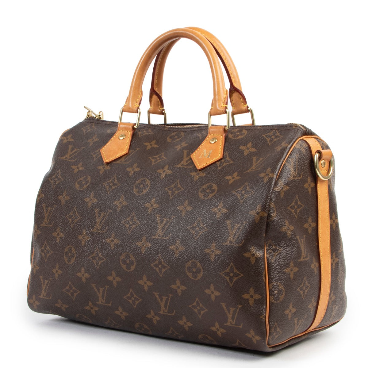 Shop safe online 100% authentic second hand Louis Vuitton Monogram Speedy 30 Crossbody Bag at the right price at Labellov in Antwerp.