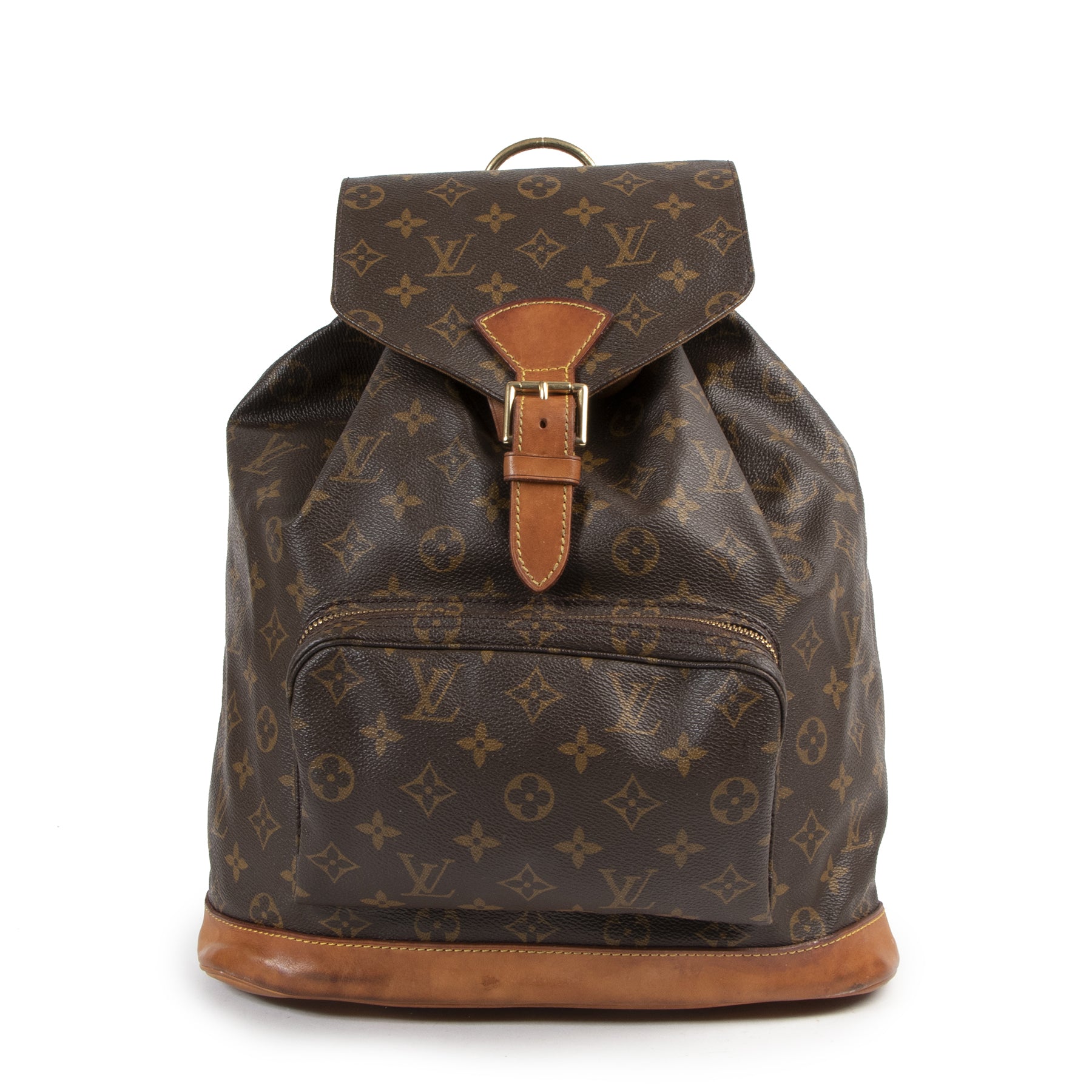 Authentieke Tweedehands Louis Vuitton Monogram Montsouris GM Backpack juiste prijs veilig online shoppen luxe merken webshop winkelen Antwerpen België mode fashion