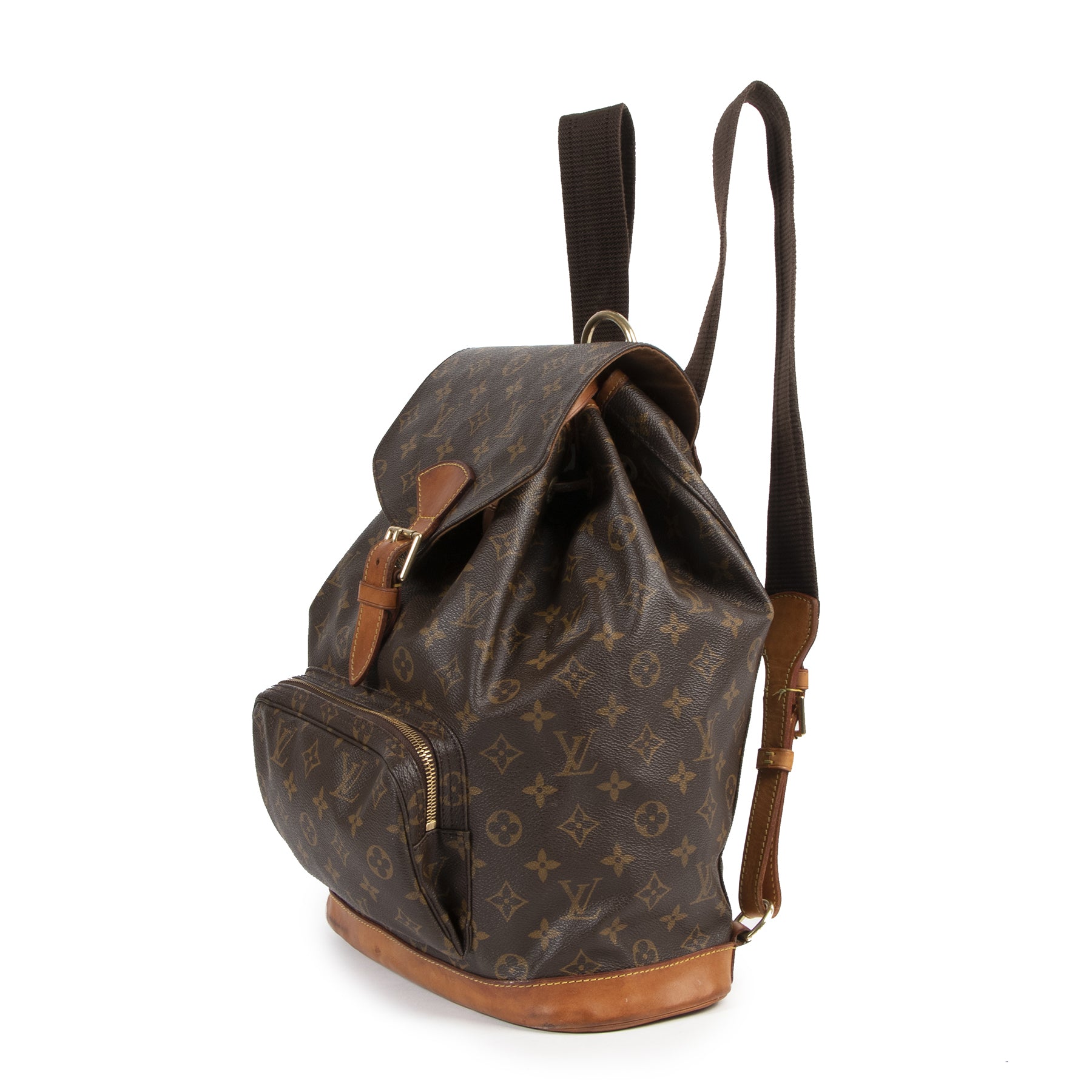 Authentic secondhand Louis Vuitton Monogram Montsouris GM Backpack designer bags fashion luxury vintage webshop safe secure online shopping