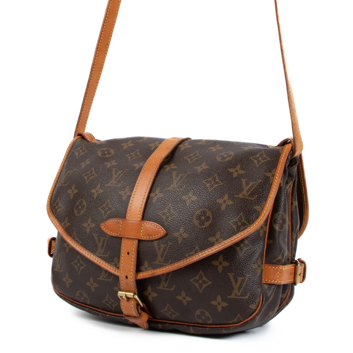 Louis Vuitton Monogram Canvas Saumur 30