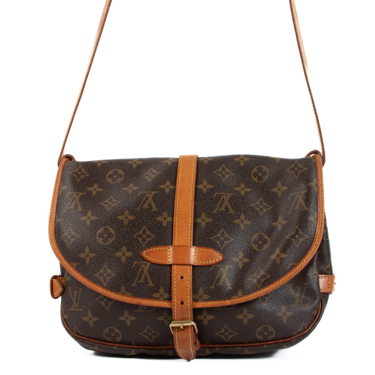 Shop a 100% authentic Louis Vuitton Saumur 30 Monogram Canvas Crossbody Bag on Labellov.com
