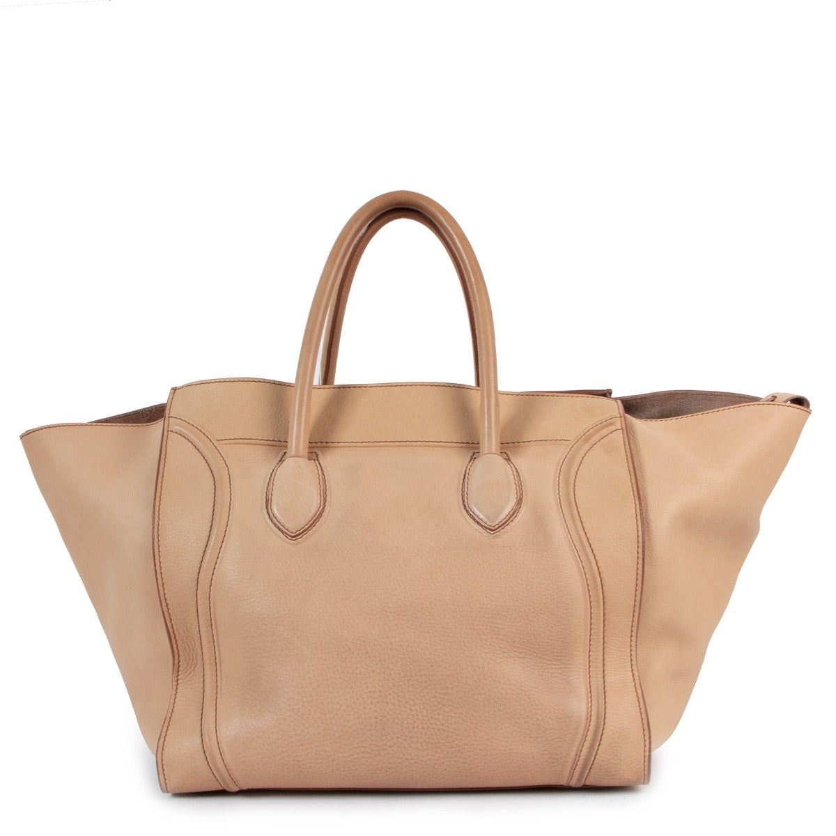 Celine Nude Leren Grote Luggage Phantom Handtas