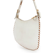 Shop safe online at Labellov in Antwerp this 100% authentic second hand Fendi White Leather Top Handle