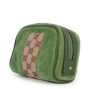 Shop safe online at Labellov in Antwerp this 100% authentic second hand Gucci Green Suede Pouch