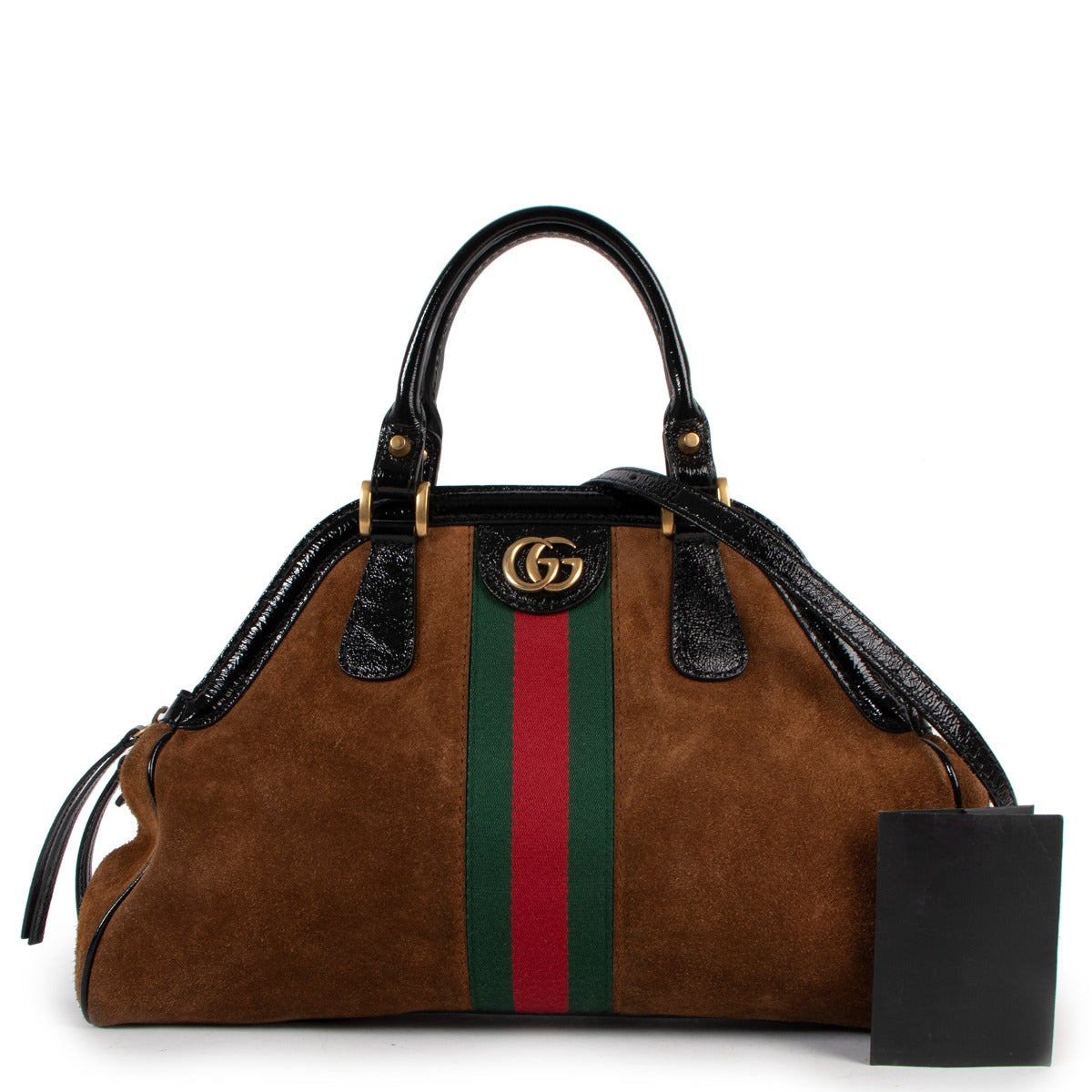 Gucci Suede Ophidia Medium Re(Belle) Handbag