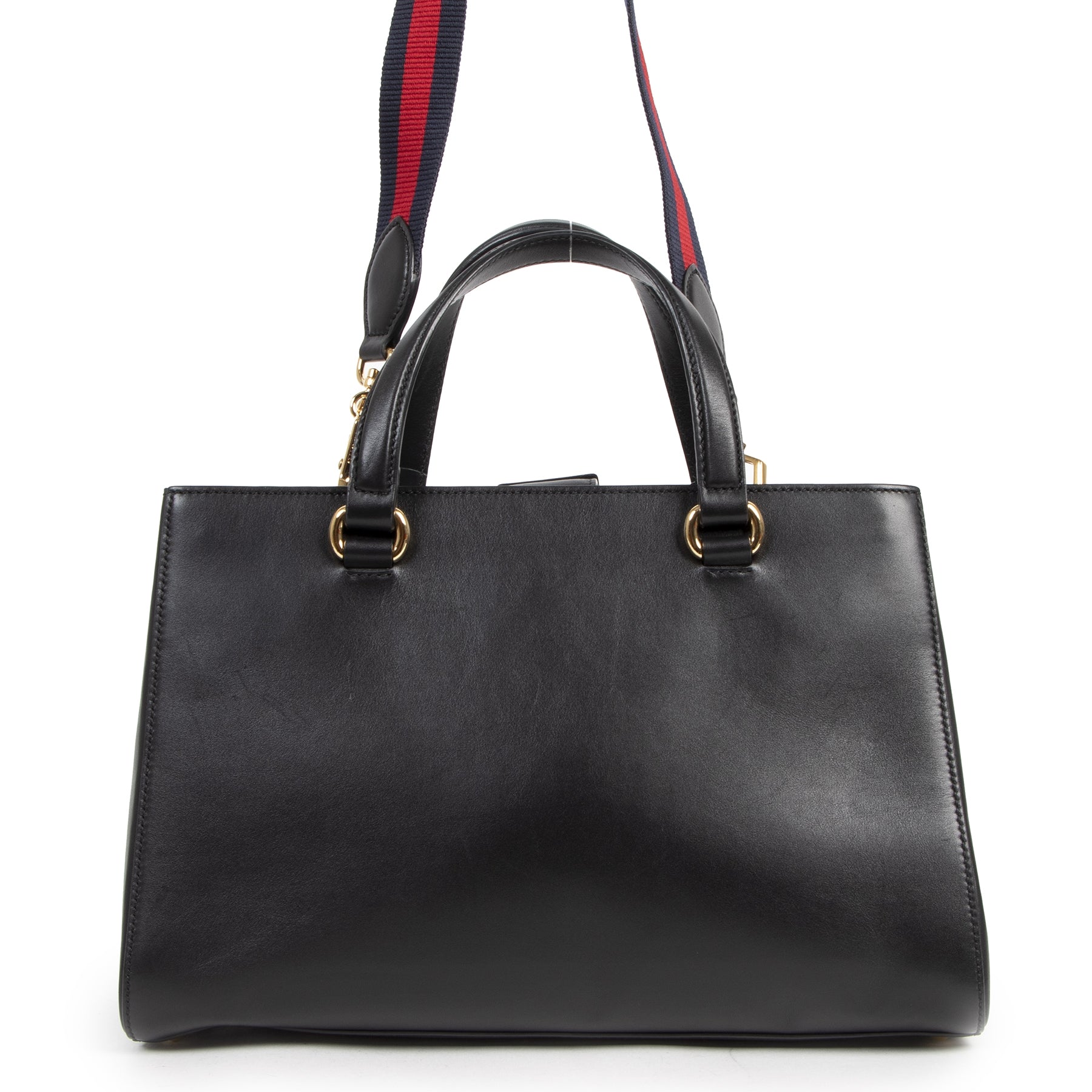 Authentique seconde-main vintage Gucci Sylvie Black Shoulder Bag achète en ligne webshop LabelLOV