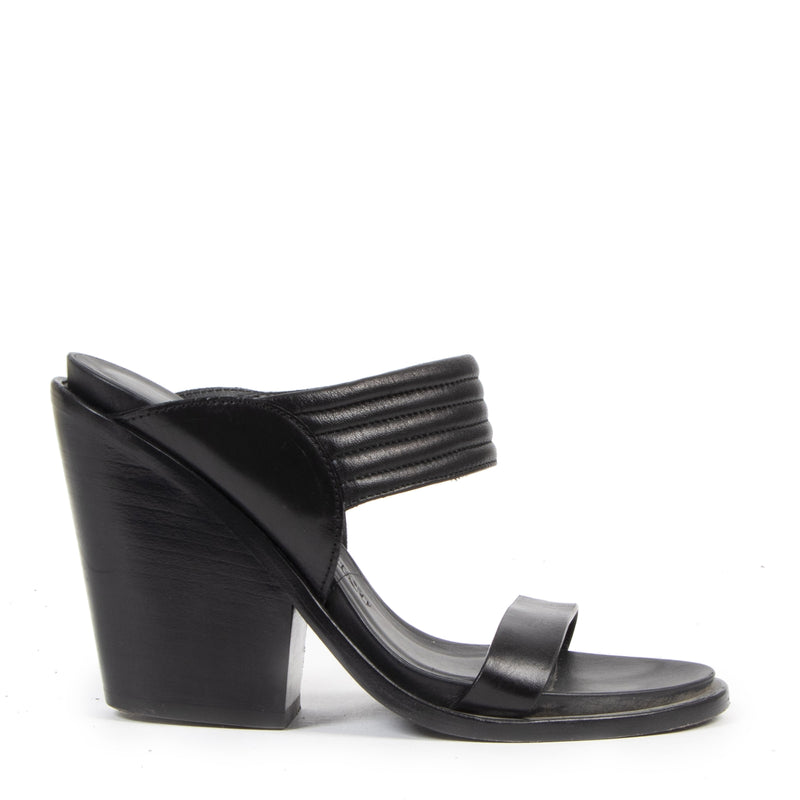 A.F. Vandevorst Black Mules - size 36 for sale online at Labellov secondhand luxury in Antwerp Belgium