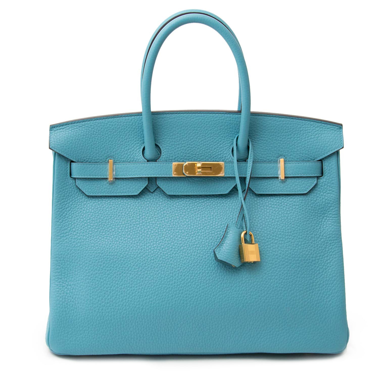 Hermès Birkin 35 Bleu Saint Cyr Taurillon Clemence GHW