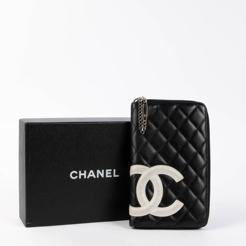 Shop this authentic Chanel Black Ligne Cambon Large Wallet pre-loved on Labellov.com 