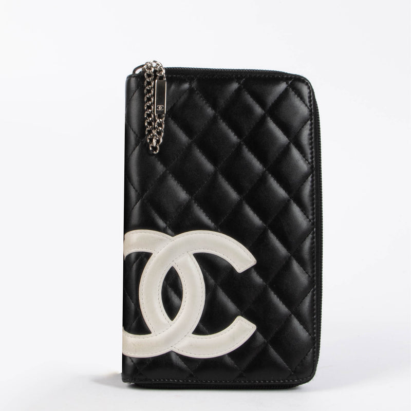 Shop this authentic Chanel Black Ligne Cambon Large Wallet pre-loved on Labellov.com