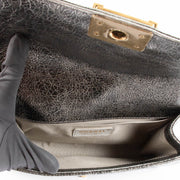 Shop this authentic Chanel Black Crackled Leather Medium Chanel Boy bag pre-loved on Labellov.com