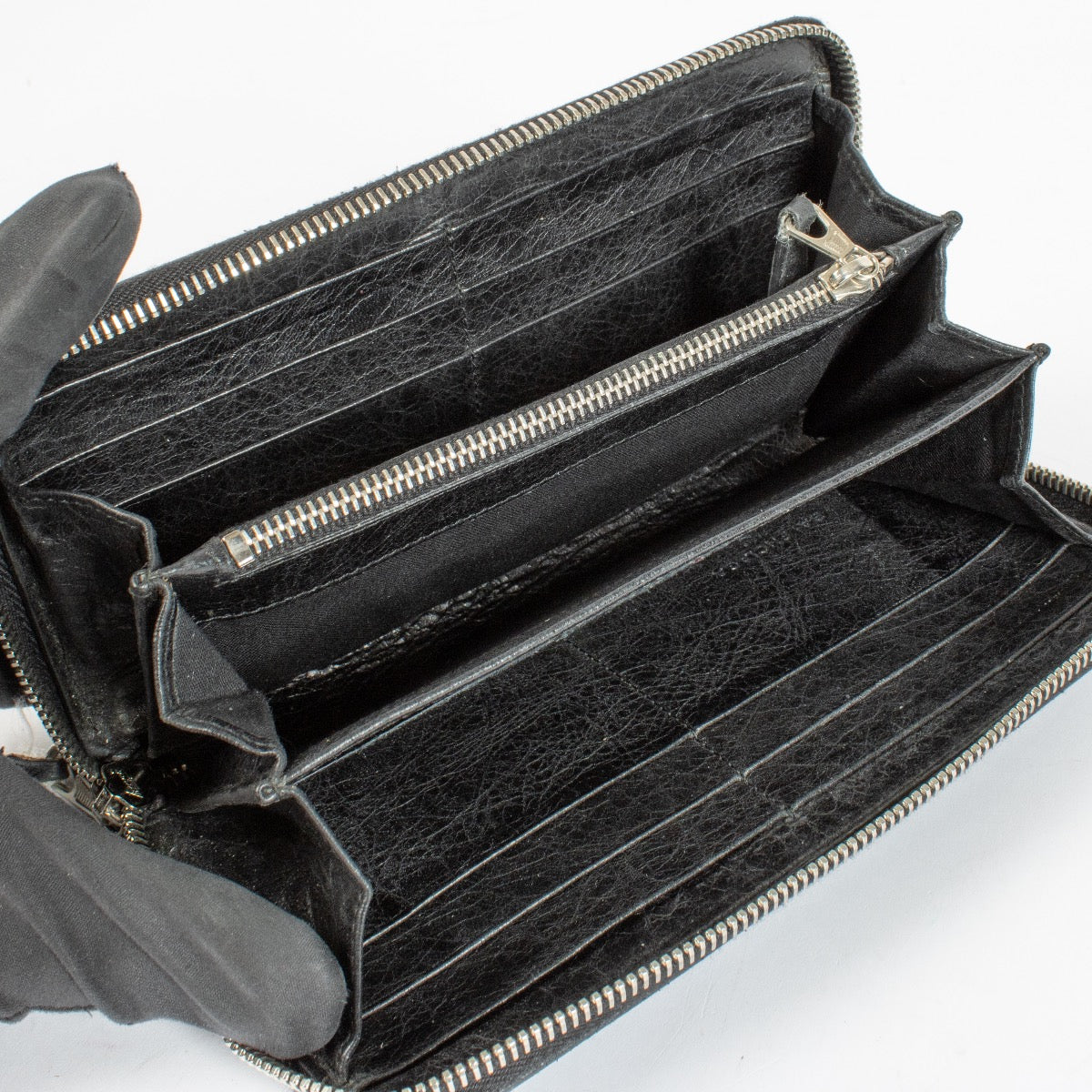 Balenciaga Zwart Giant 12 City Continental Portemonnee