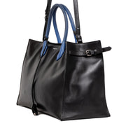 Authentic second-hand vintage Balenciaga Padlock Black Calfskin leather Karung Shopper Bag buy online webshop LabelLOV