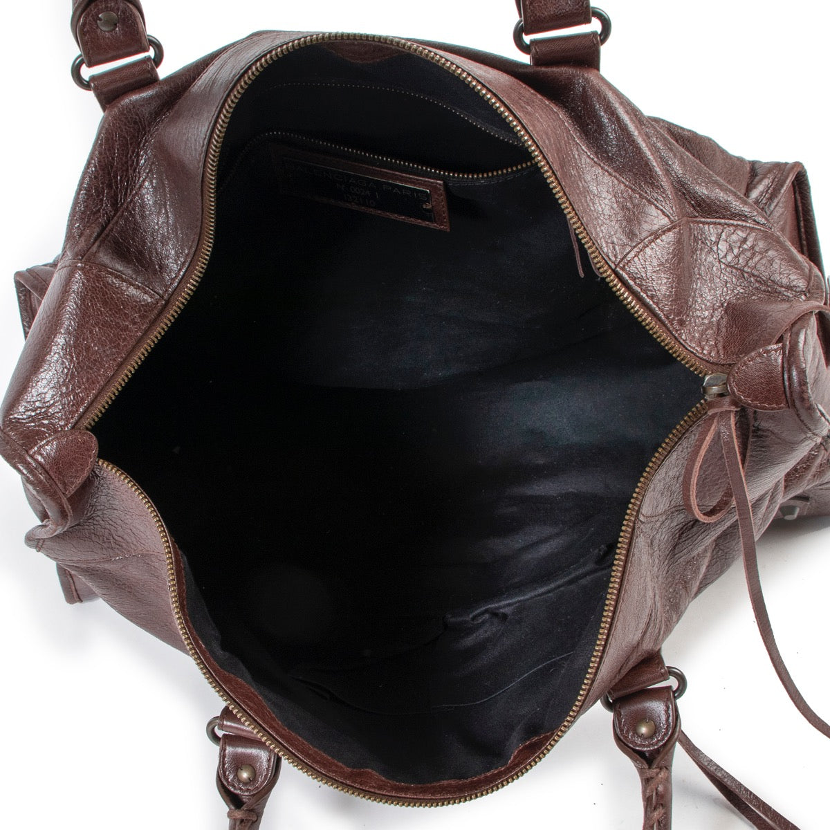 Shop safe online authentic Balenciaga Brown City Shoulder Bag at the right price.