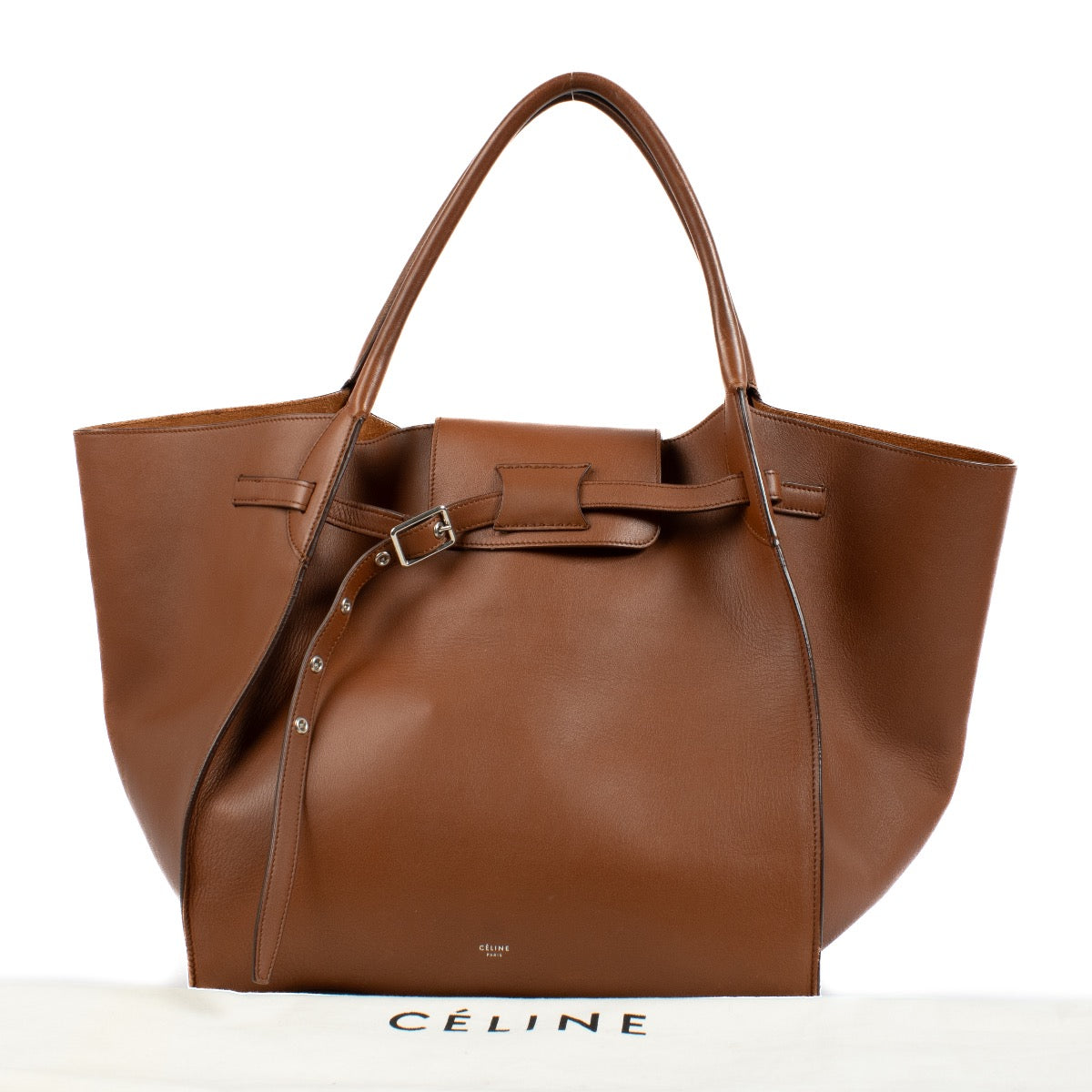 Authentic second hand Celine Tan Calfskin Medium Big Bag on Labellov.com