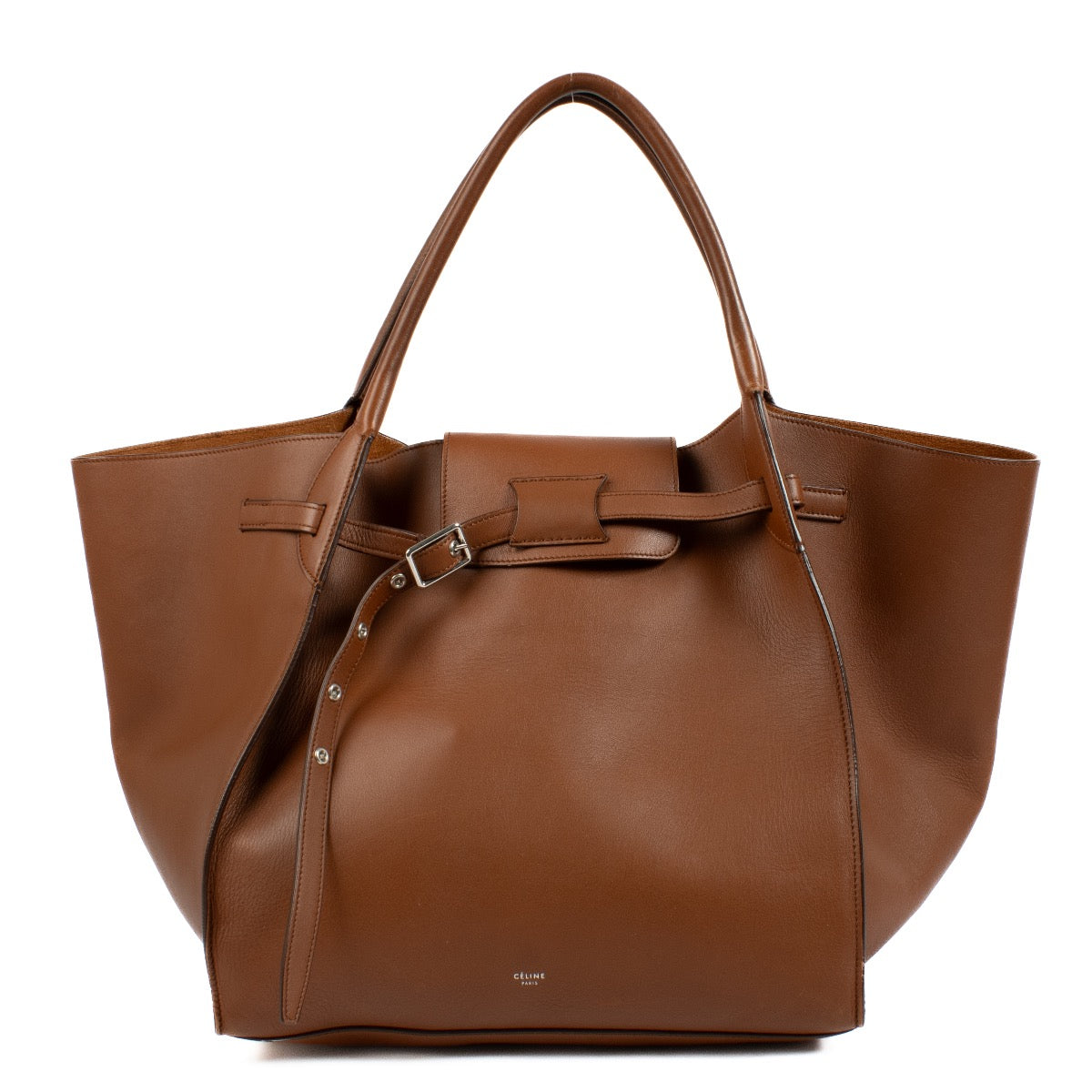 Authentic second hand Celine Tan Calfskin Medium Big Bag on Labellov.com