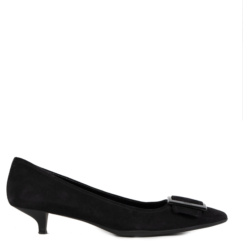 Authentic secondhand Black Prada Heels - Size 40,5 at the right price online safe and secure LabelLOV luxury brand webshop Antwerp Belgium