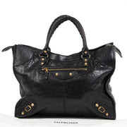 Balenciaga Monday Black Agneau Leather Shopper