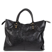 Balenciaga Monday Black Agneau Leather Shopper