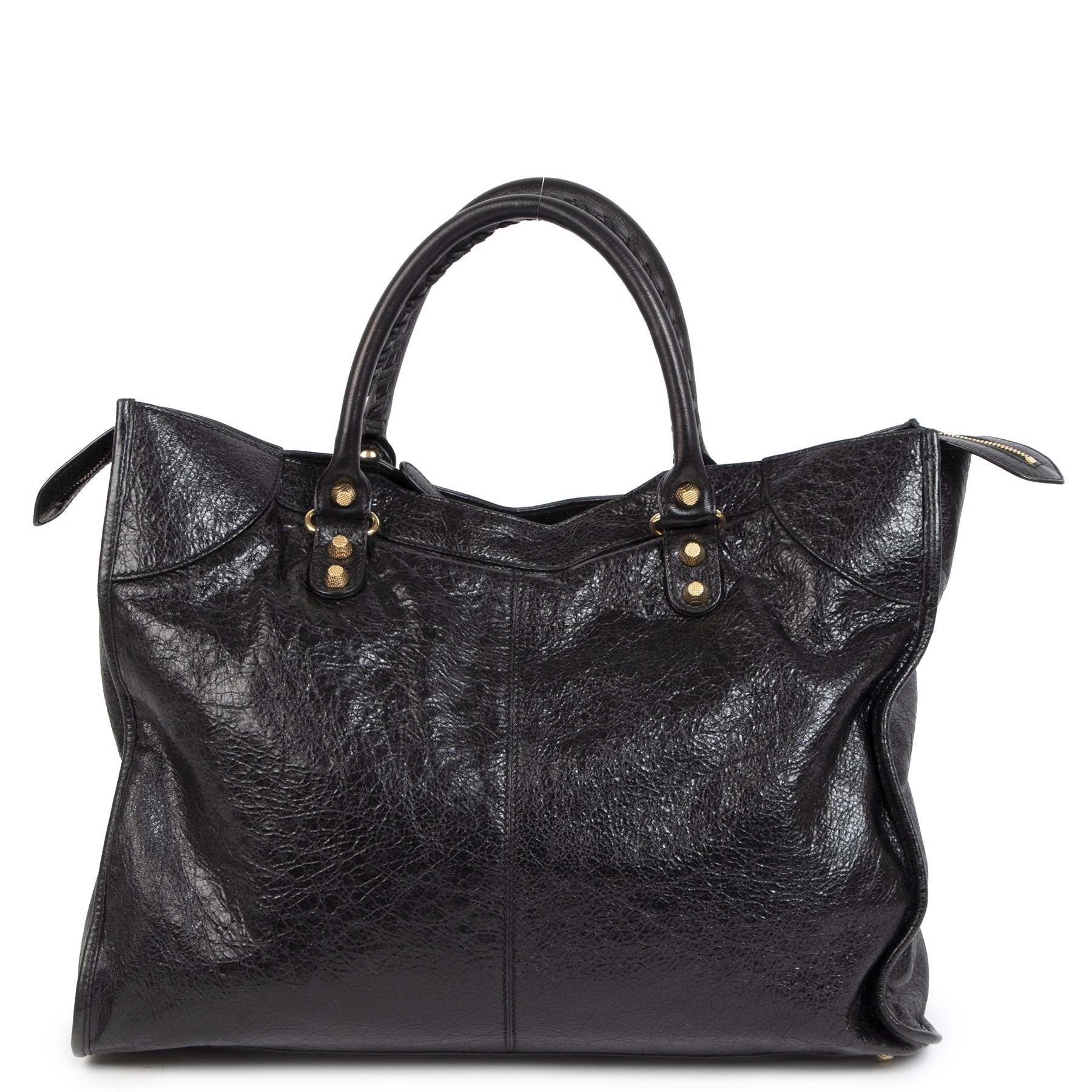 Balenciaga Monday Black Agneau Leather Shopper