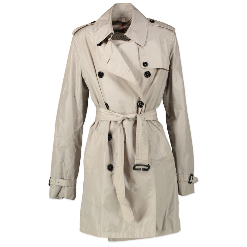 Authentic second-hand vintage Burberry Brit Buckingham Trenchcoat - Size 38 buy online webshop labelLOV