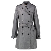 Burberry Grey Nylon Trench - UK SIZE 14