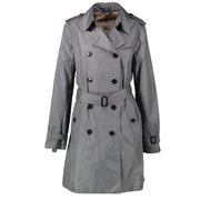 Burberry Grey Nylon Trench - UK 14 pour le meilleur prix chez Labellov