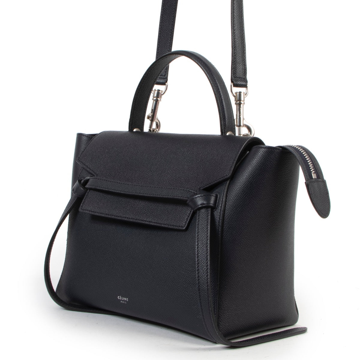 Achetez en ligne en tout sécurité ce sac Céline Belt en cuir bleu.