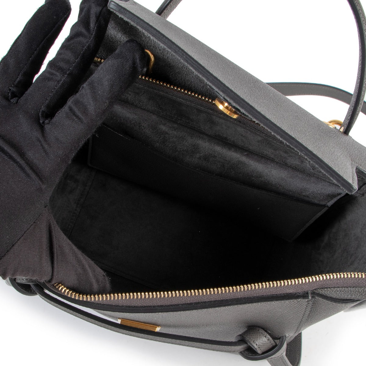 Celine Grey Micro Belt Bag