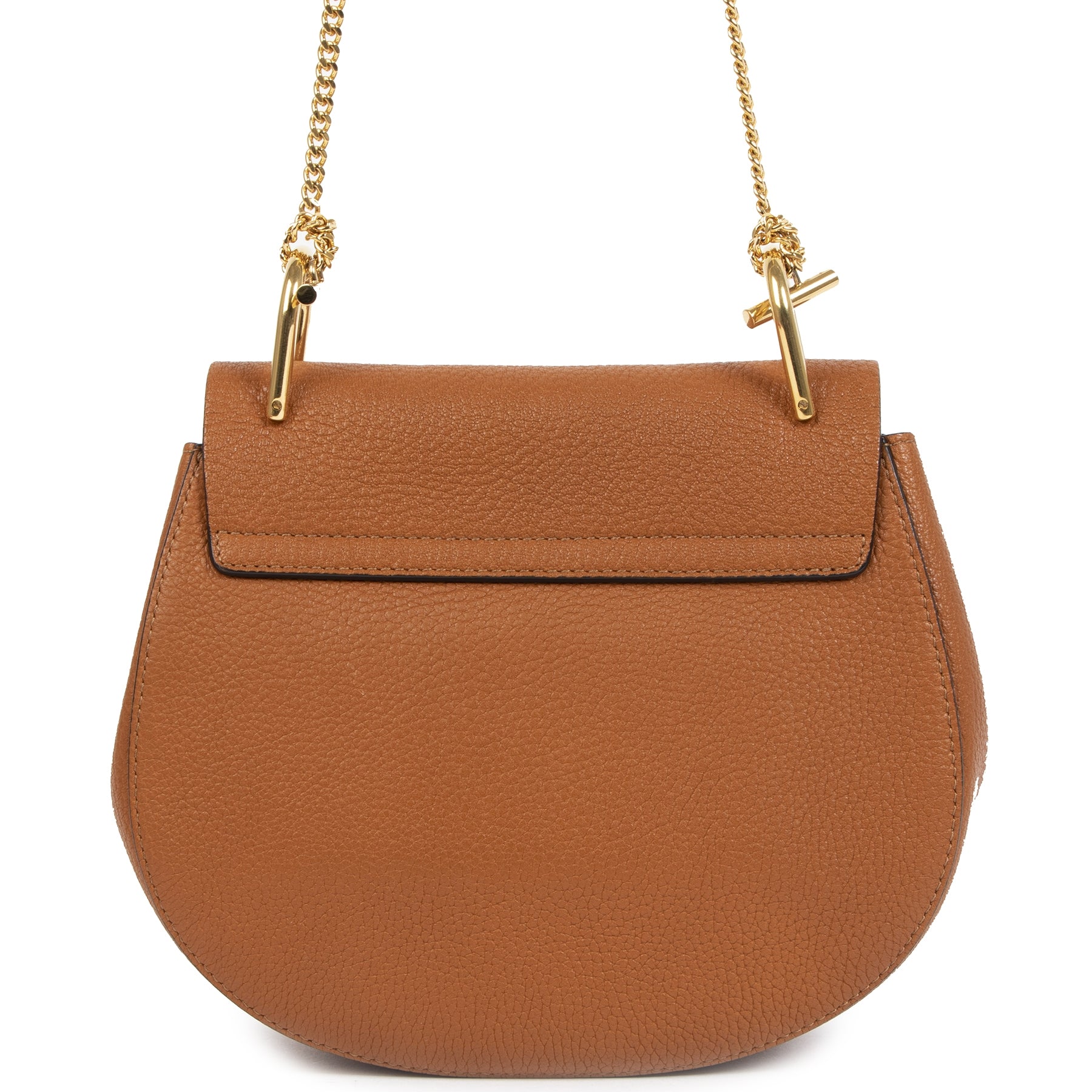 Chloé Tan Grained Calfskin Medium Drew Bag
