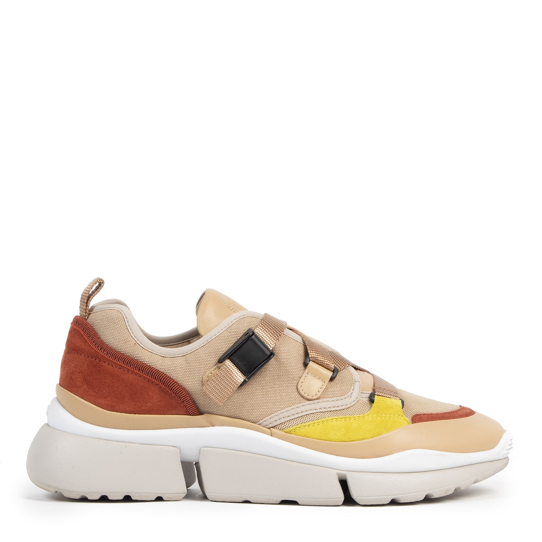Chloé Sunnie Beige Sneakers pour le meilleur prix chez Labellov à Anvers Belgique