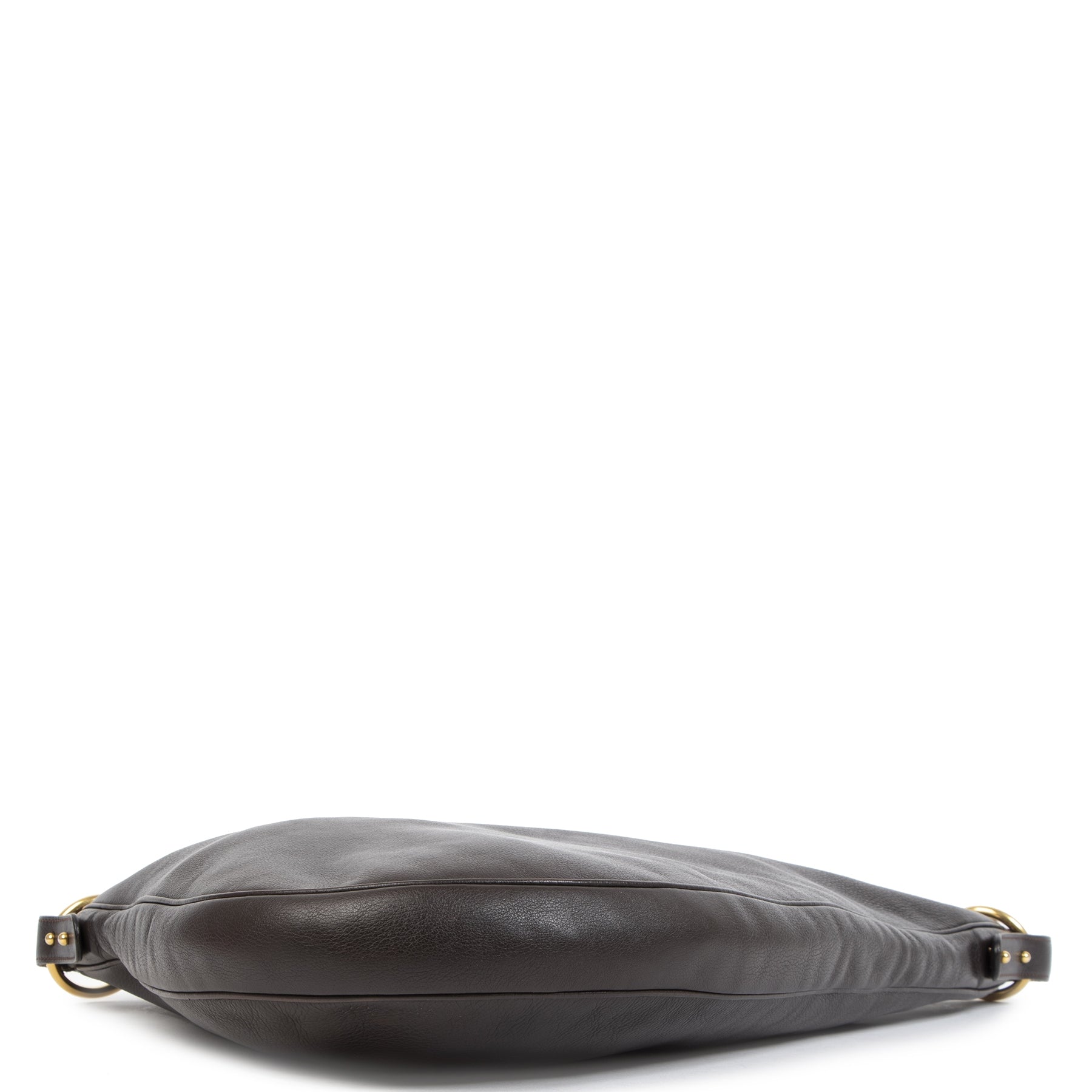 Authentic secondhand Delvaux Chocolate Brown Sling Leather Bag designer bags accessories shoes clothing luxury vintage webshop fashion fashionista safe secure online shopping worldwide shipping