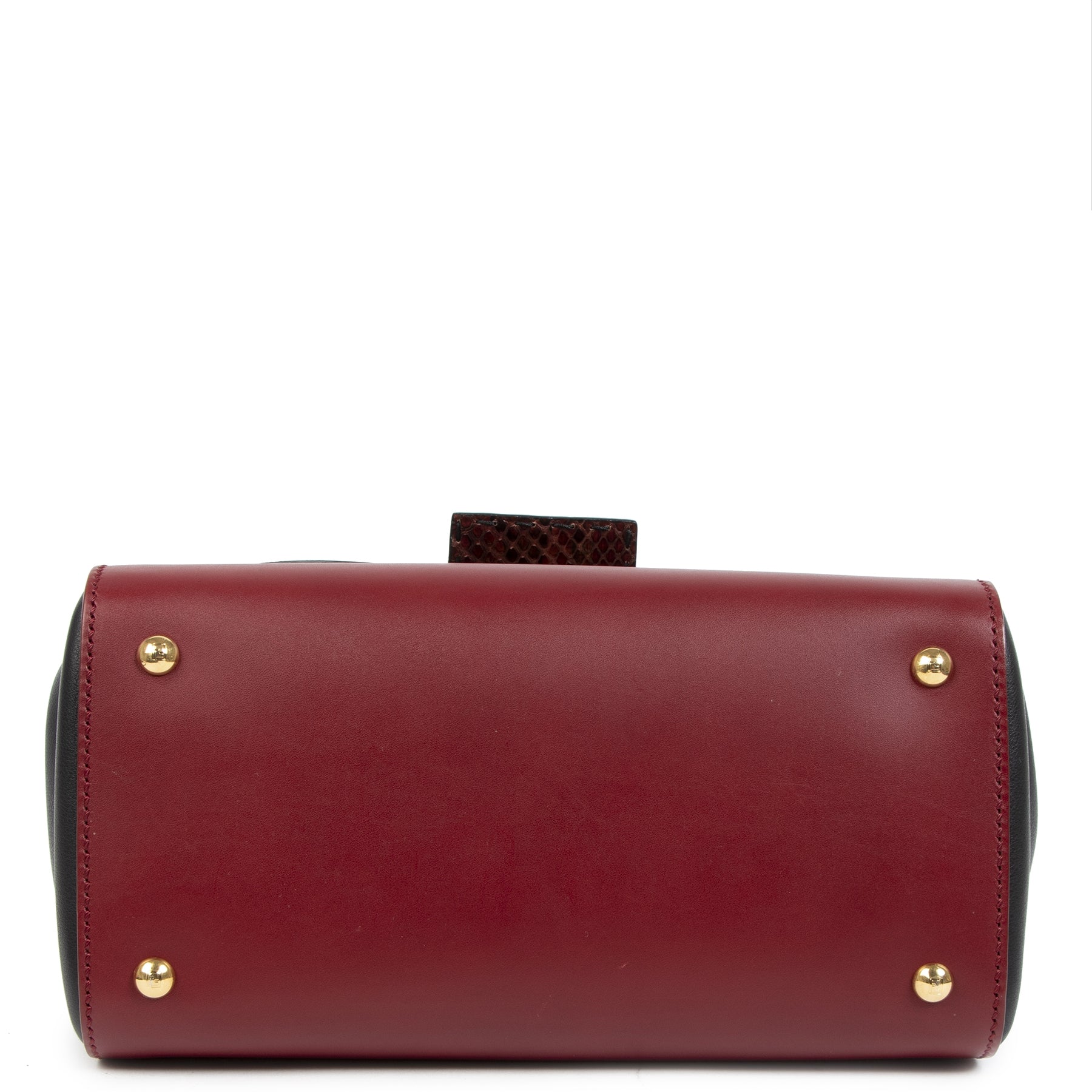 Fendi Silvana Python Top Handle Bag buy safe and secure online LabelLOV webshop Luxury brand