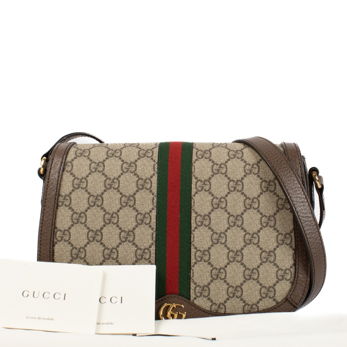 shop 100% authentic second hand Gucci GG Orphidia Saddle Bag on Labellov.com