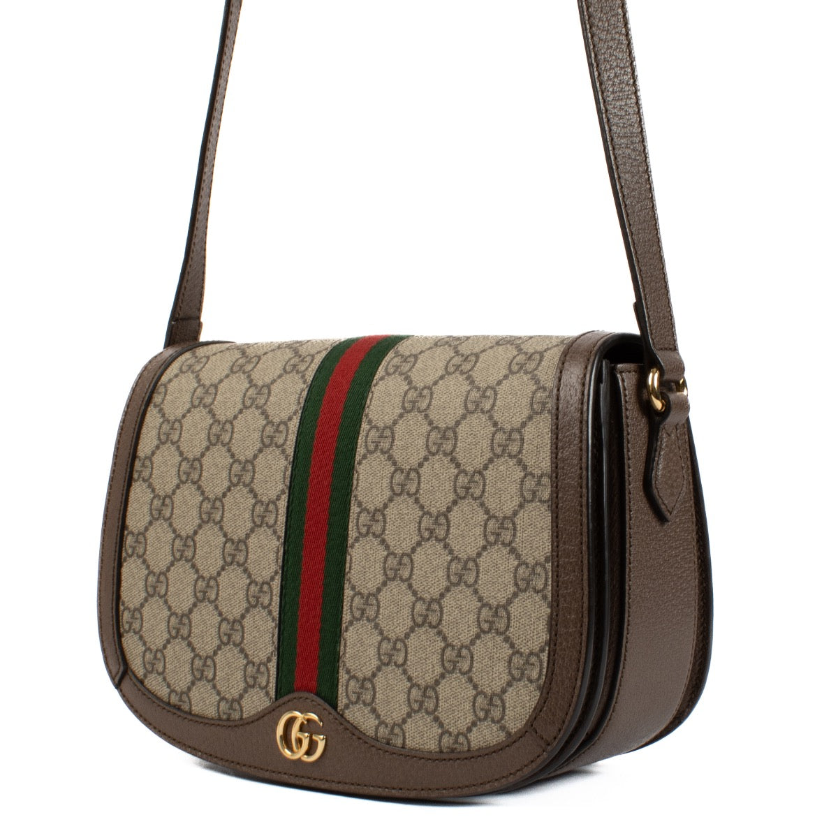 shop 100% authentic second hand Gucci GG Orphidia Saddle Bag on Labellov.com