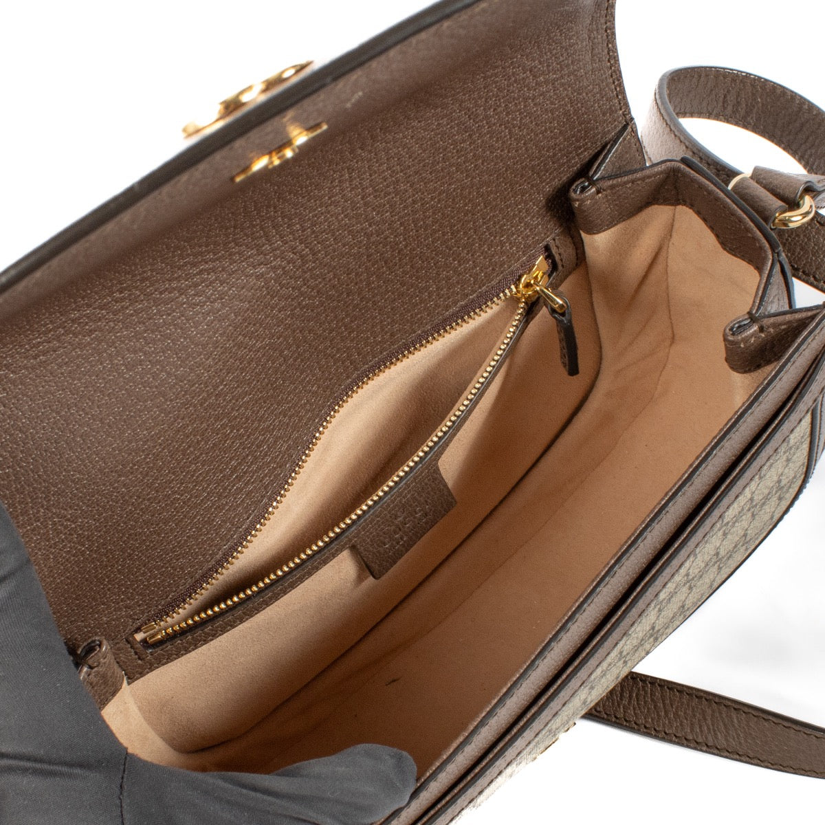 shop 100% authentic second hand Gucci GG Orphidia Saddle Bag on Labellov.com