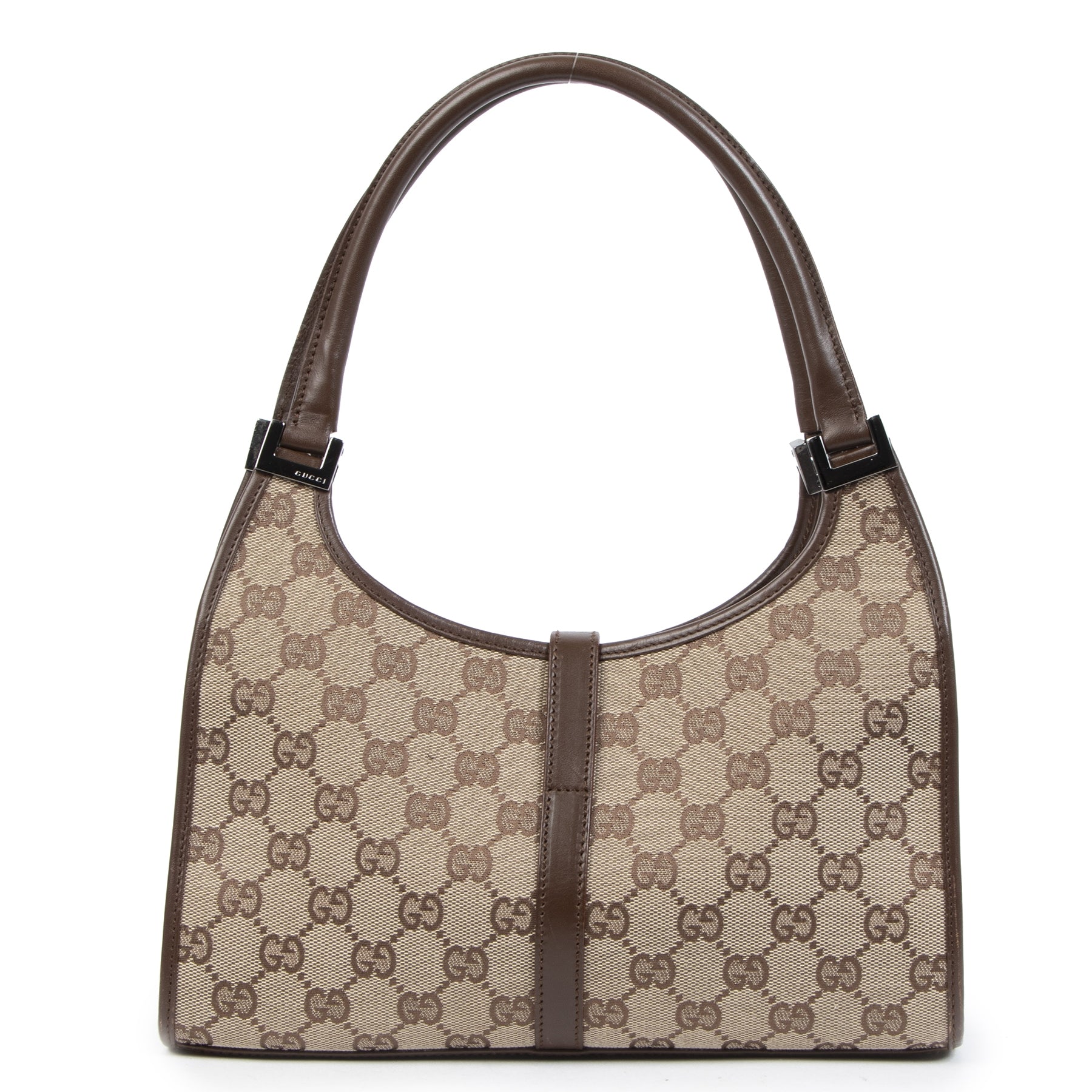 Are you looking for a 100% authentic Gucci Brown Monogram Shoulder Bag?