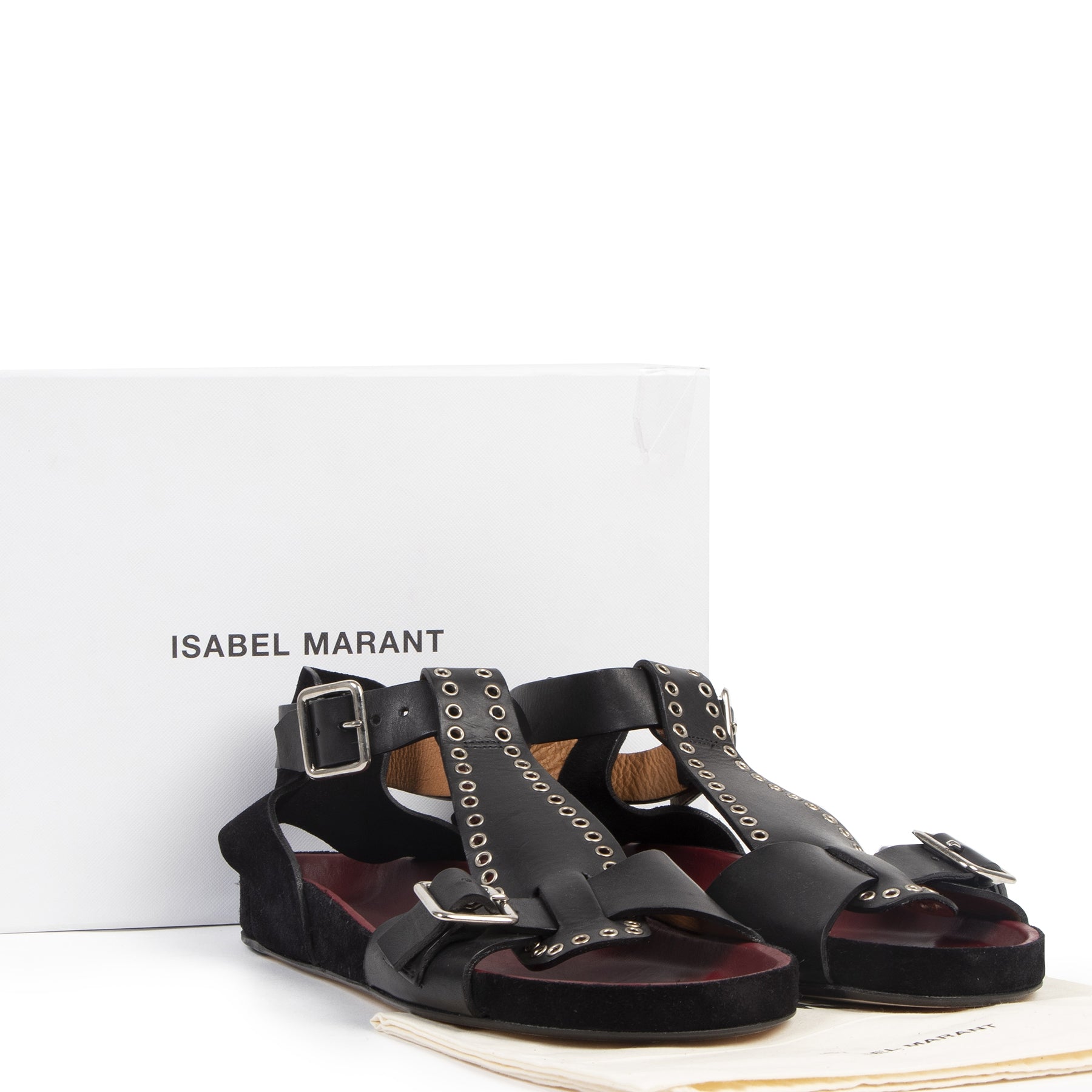 Isabel Marant Eyelet Sandals - size 40