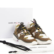 Authentic secondhand Isabel Marant Olive Green Kindsay Sneakers - Size 41 designer shoes designer brands fashion luxury vintage webshop safe secure online shopping