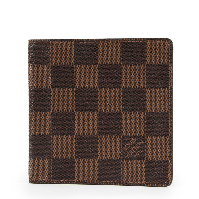 Louis Vuitton Damier Ebene Canvas Wallet Buy this gorgeous wallet here safely!