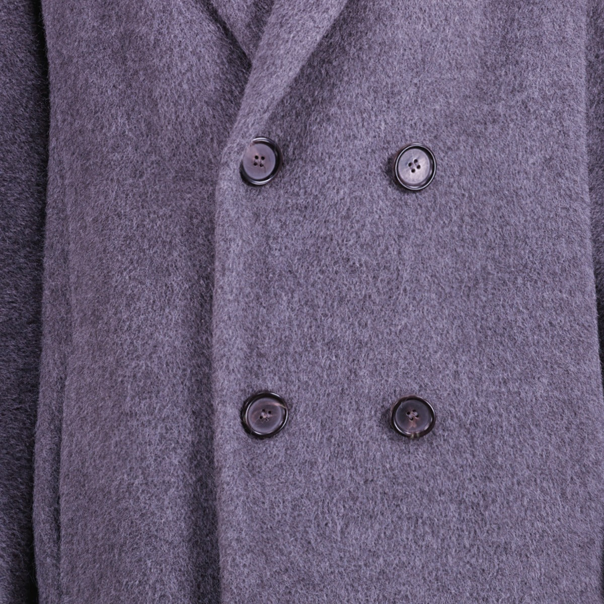 'S Max Mara Rosato Gray Alpaca-blend Coat - Size FR 42