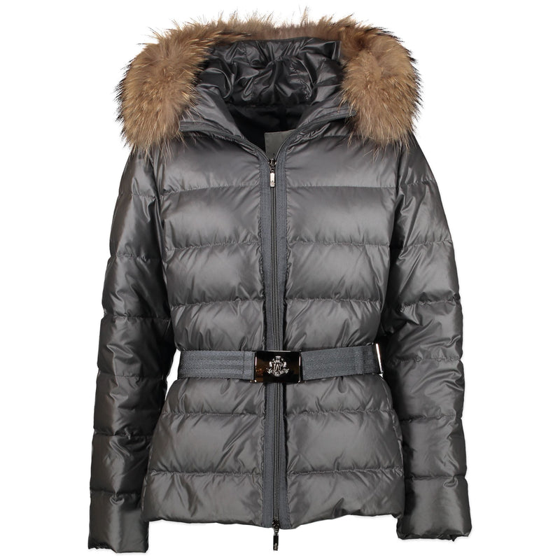 Moncler Grey Ski Jacket - size 4 for the best price at Labellov secondhand luxury in Antwerp