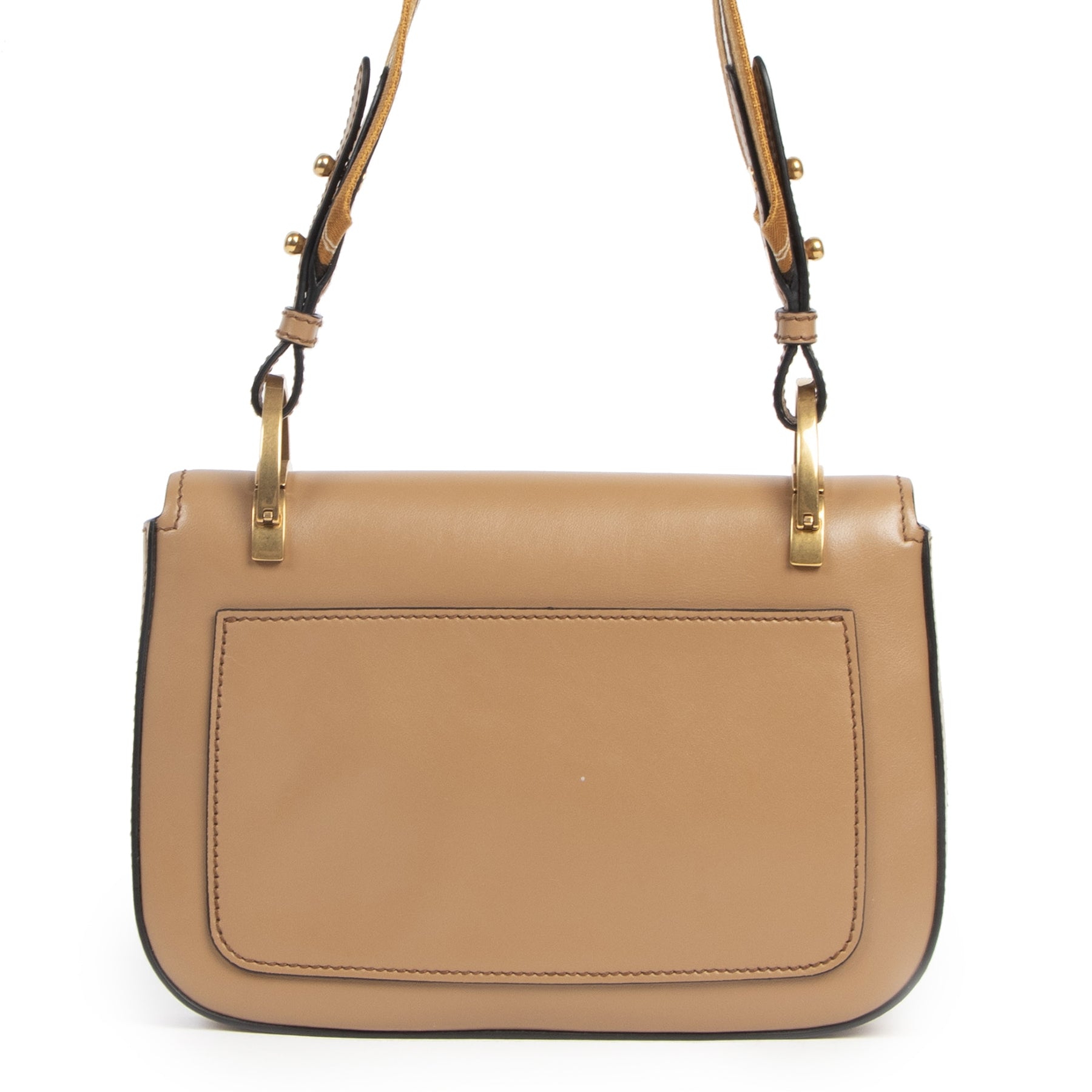 Authentique seconde-main vintage Prada Camel Color Strap Crossbody Bag achète en ligne webshop LabelLOV